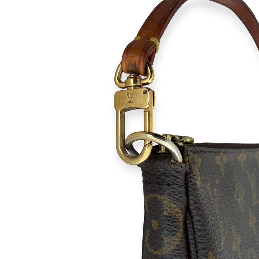 Authentic Louis Vuitton Monogram Pochette Accessories Mini Top Handle Bag - Picture 7 of 12